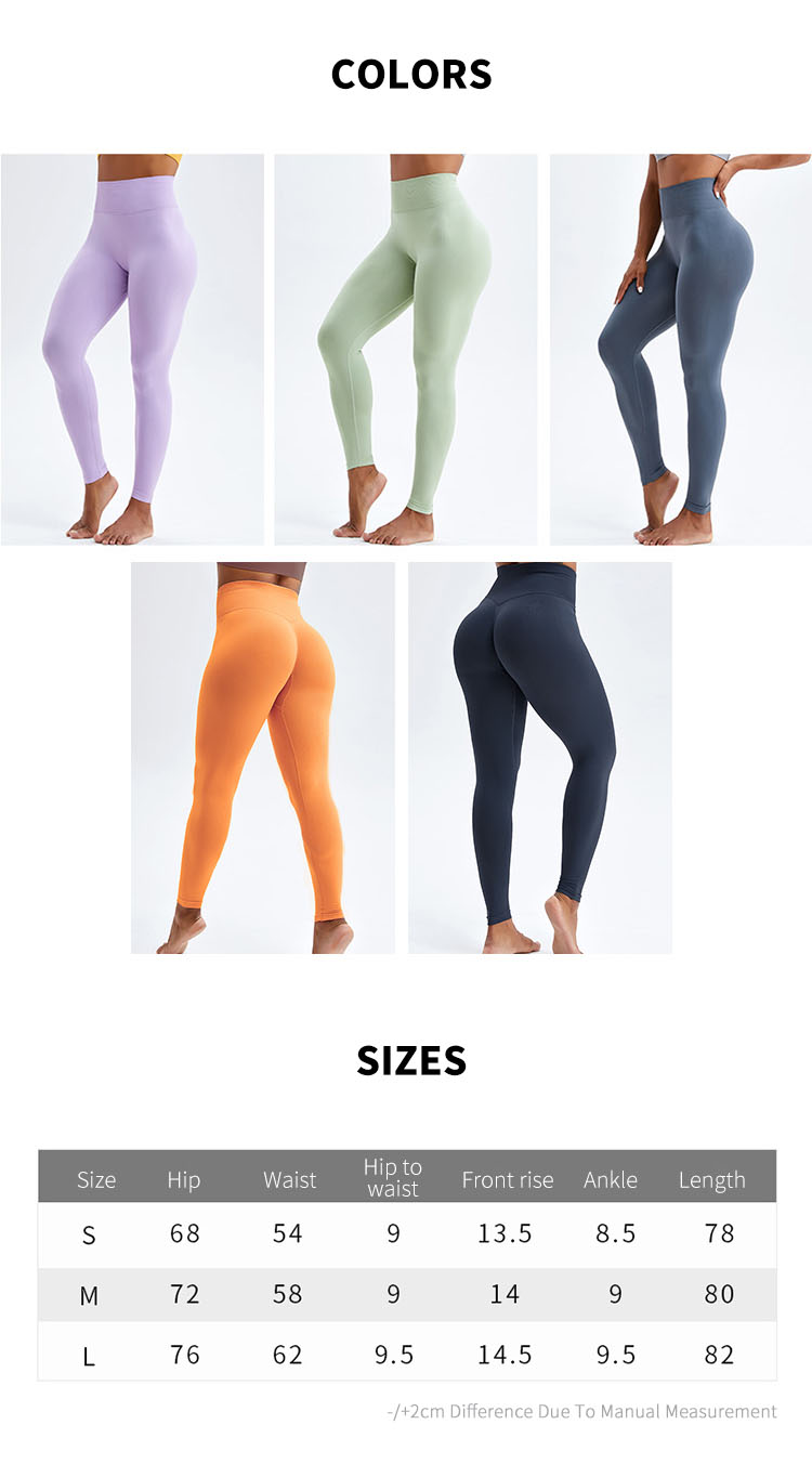 High Waisted Seamless Yoga Leggings