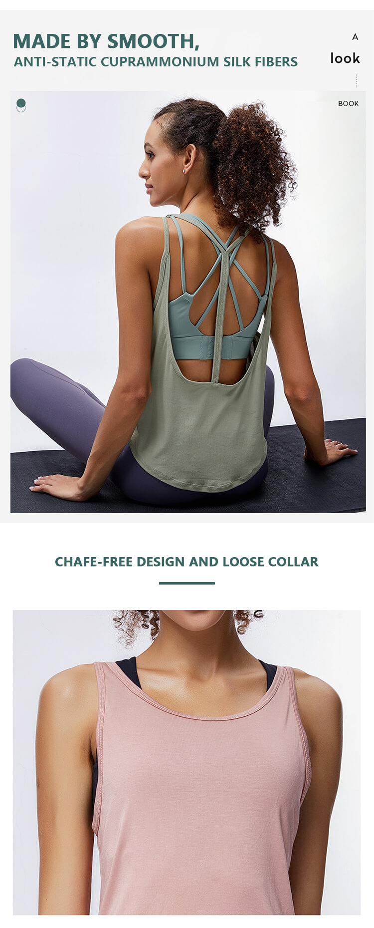 Backless Yoga Tank Tops