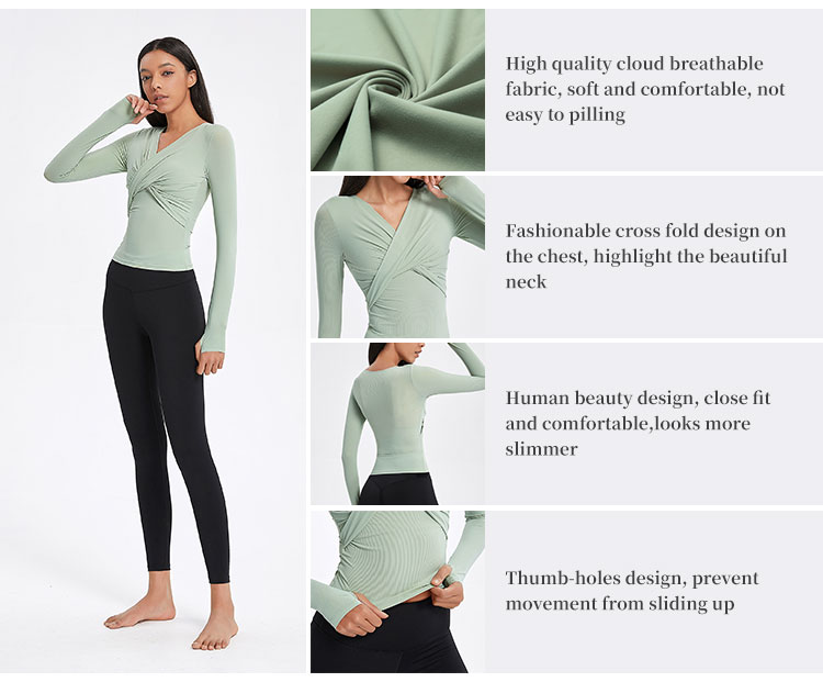 High Elastic Fit Yoga Top