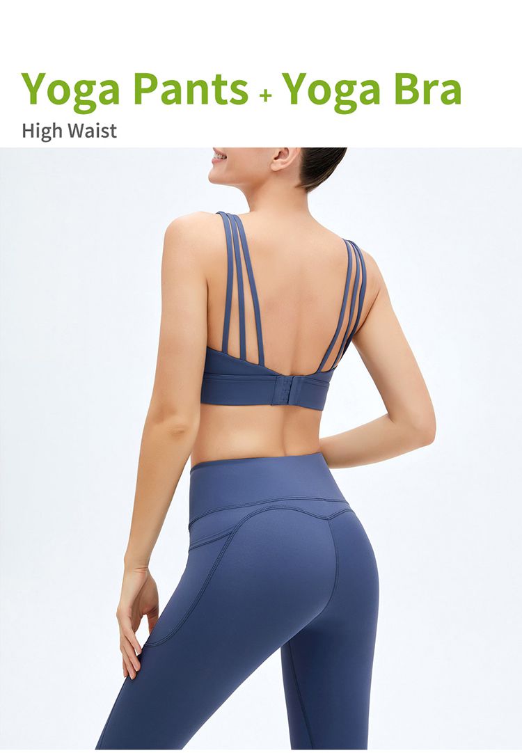 High Waist Yoga Pants   Yoga Bra