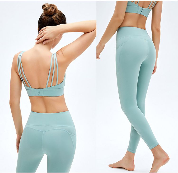 High Waist Yoga Pants   Yoga Bra