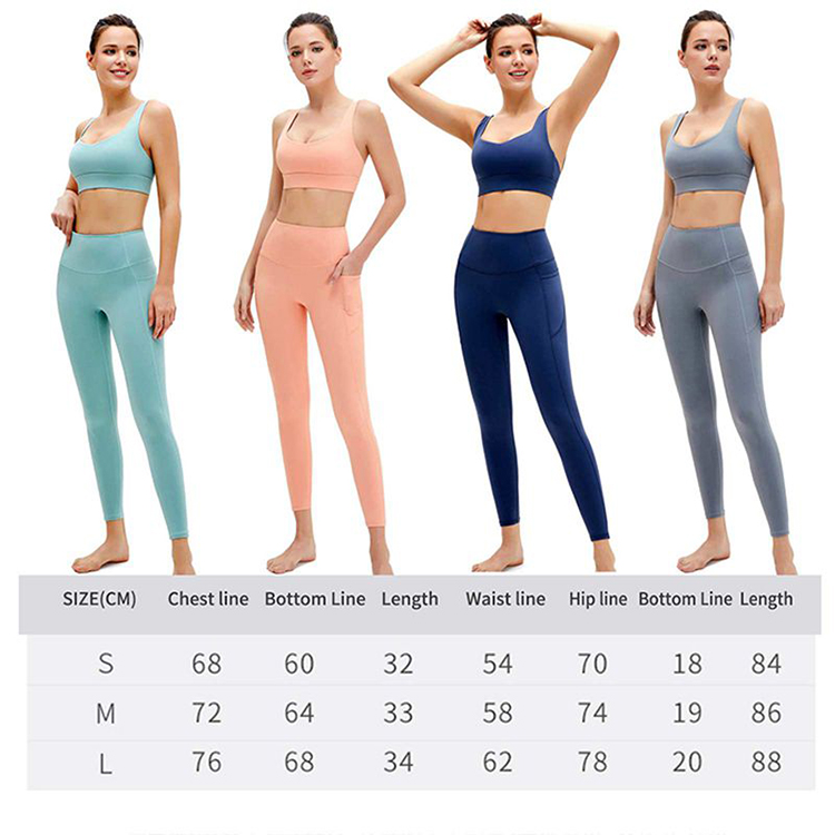 High Waist Yoga Pants   Yoga Bra