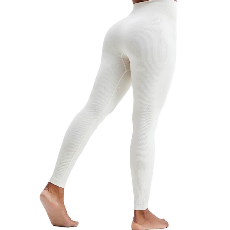 Threaded High Waisted Yoga Leggings