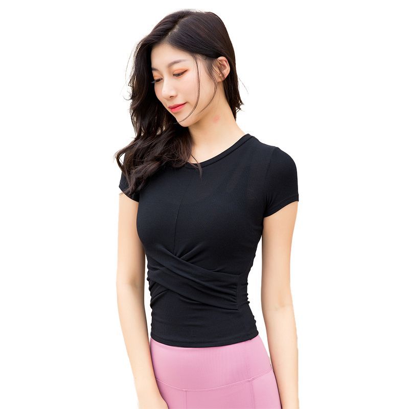 Tight-fitting Breathable Yoga T-shirt