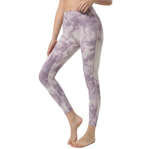 Tie Dye Leggings High Waist Workout Yoga Pants High Elasticity Athletic