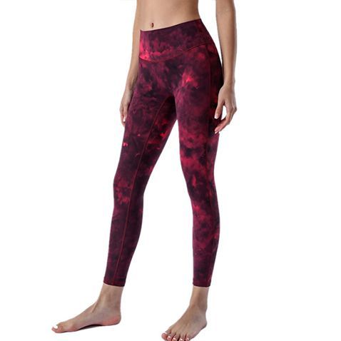 Tie Dye Leggings High Waist Workout Yoga Pants High Elasticity Athletic