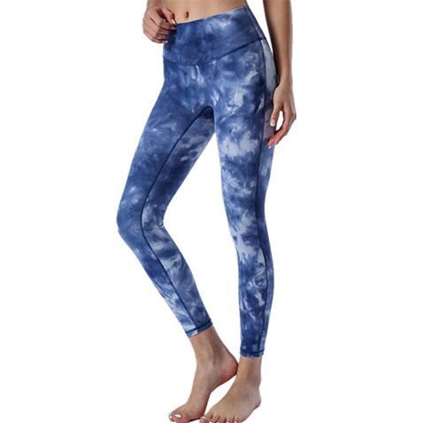 Tie Dye Leggings High Waist Workout Yoga Pants High Elasticity Athletic