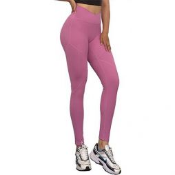 Crossover High Waist Leggings for Women