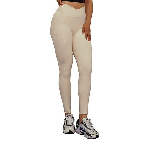 Crossover High Waist Leggings for Women