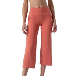 Knee-length Yoga Pants with Pocket