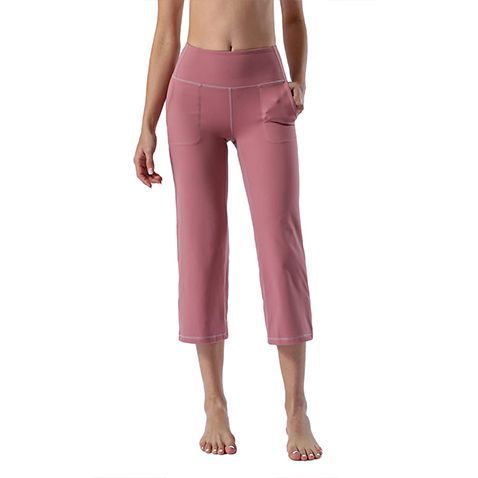 Knee-length Yoga Pants with Pocket