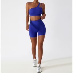Yoga Two Piece Set Sports Bra Top and Shorts